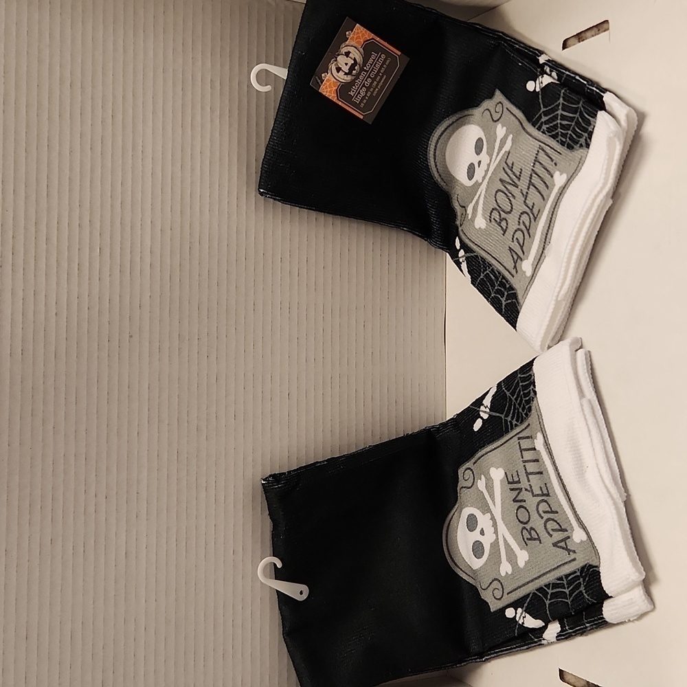 Halloween Kitchen Towel Set Goth